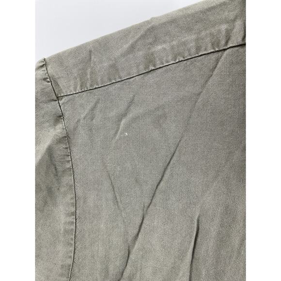 Bella Dahl 'Rolled' Green Tencel Lyocell Hem Utility Romper Size S - Picture 9 of 11